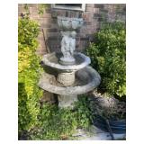 3 Tier Conrete Garden Fountain