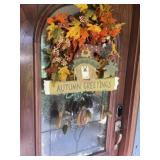 Autumn Door Wreath + Decorator Balls