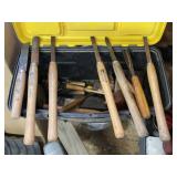 Wood Turning Lathe Knives & Tool Box