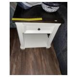 White Chair Side Table