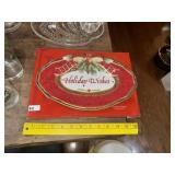 Fitz & Floyd Dish + Misc Christmas Table Decor