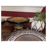 Vase ~ Pedestal Bowl & Tray