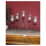 Brass Plated Candle Stand