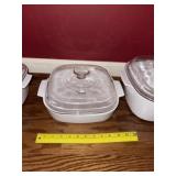Corningware White Casserole Dish w/ Lid