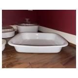 Corningware White Casserole Dish