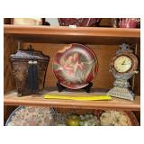 Decorator Clock ~ Plate/Easel & Vase
