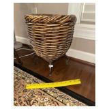 Basket on Iron Riser