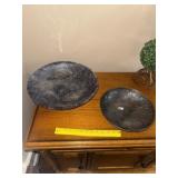 (2) Decorator Bowls + Small Mirror