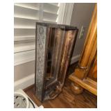 Wood Tray & 2 Lanterns