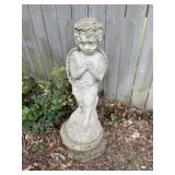 Concrete Statue (Praying Angel Cherub)
