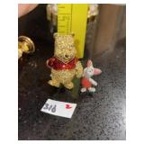 (2) Disney Arribas Bros. Figurines (Pooh & Piglet)