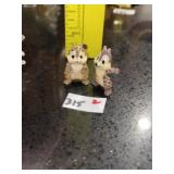 (2) Disney Arribas Bros. Figurines (Chip & Dale)