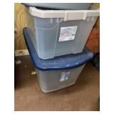 (2) Storage Totes with Lids