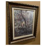 Glynda Turley Framed Canvas Old Mill Painting