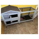 New 2 Story Rabbit Hutch On Wheels