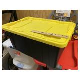 Black & Yellow Storage Tote