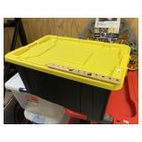 Black & Yellow Storage Tote