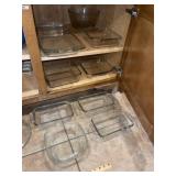 Casserole Dishes & Misc Cookware in Cabinet