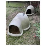 (2) Dog Igloo Houses