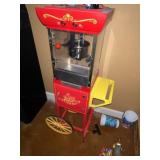 Popcorn Popper Cart & Sign