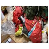 Many Christmas Blow Up Decor + Lighted Figures