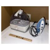 Ultrasonic Cool Mist Humidifier + Steam Iron