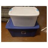 (2) Storage Containers & Lids