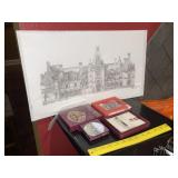 Biltmore Mansion Sketch + Tree Ornaments