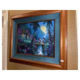 Framed Disney Canvas Night Fishing (See below)