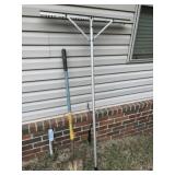 Aluminum Landscape Rake & Shovel