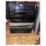(5) Stereo Components + Subwoofer Speakers