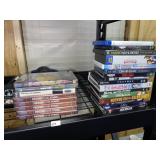 DVD Movies + Playstation Games