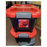 (2) Craftsman 10 Gallon Storage Totes