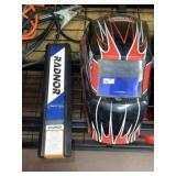 Lincoln Auto-Darking Weld Hood + Welding Rods