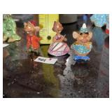 (3) Disney Arribas Bros. Figurines (Mice: Gus/Perl