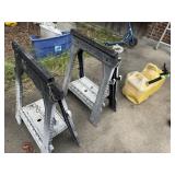 Pr of Poly Folding Saw Horses