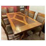 Tall Dining Table w 8 Chairs