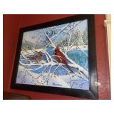 Cardinal Canvas Painting