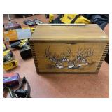 Wood Storage Box (Whitetail Deer)