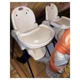 (2) Poly High Chairs