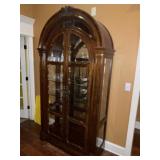 Super Nice Cherry Arch Top Display Cabinet