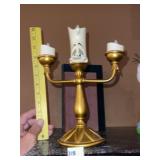 Disney Parks Beauty & Beast Lumiere Lighted Candle