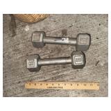 Pr of 5 Lb Dumbell Weights
