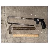 Hacksaw & Claw Hammer