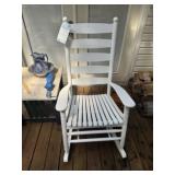 New w Tags Cracker Barrel Wood Rocking Chair