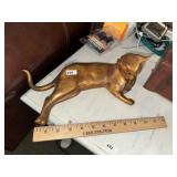 Vintage Glazed Ceramic Cat Figure