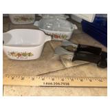 (2) Corning Spice of Life Dishes + Handles