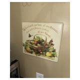 Metal Friends Plaque ~ Aprons & Pot Holders