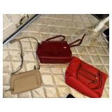 (3) Leather Purses