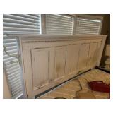 Vintage Repurposed  Door King Bed & Bedding Set